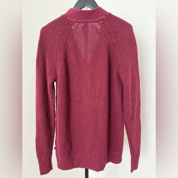 *NWT* GAP Women's Deep Burgundy Cardigan Sweater (Sz M) - Picture 6 of 9